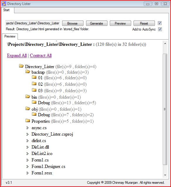 HTML Directory Lister v3.1